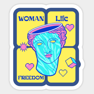 Just A Girl Who Loves Freedom In Life Sticker